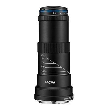 LAOWA 25mm F2.8 ULTRA MACRO RFマウント　カバー付き LAOWA 25mm F2.8 2.5-5X ULTRA MACRO