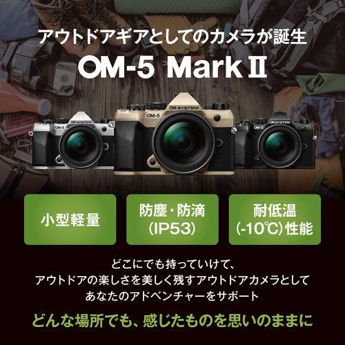 OM SYSTEM オーエムシステム ミラーレス一眼 OM-5 Mark ll ボディ