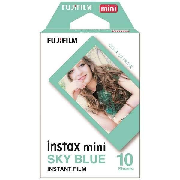 人気No.1/本体 輝い ネコポス便配送商品 フジフィルム FUJIFILM インスタントフィルム instax mini スカイブルー 1パック810円 mint.xrea.cc mint.xrea.cc