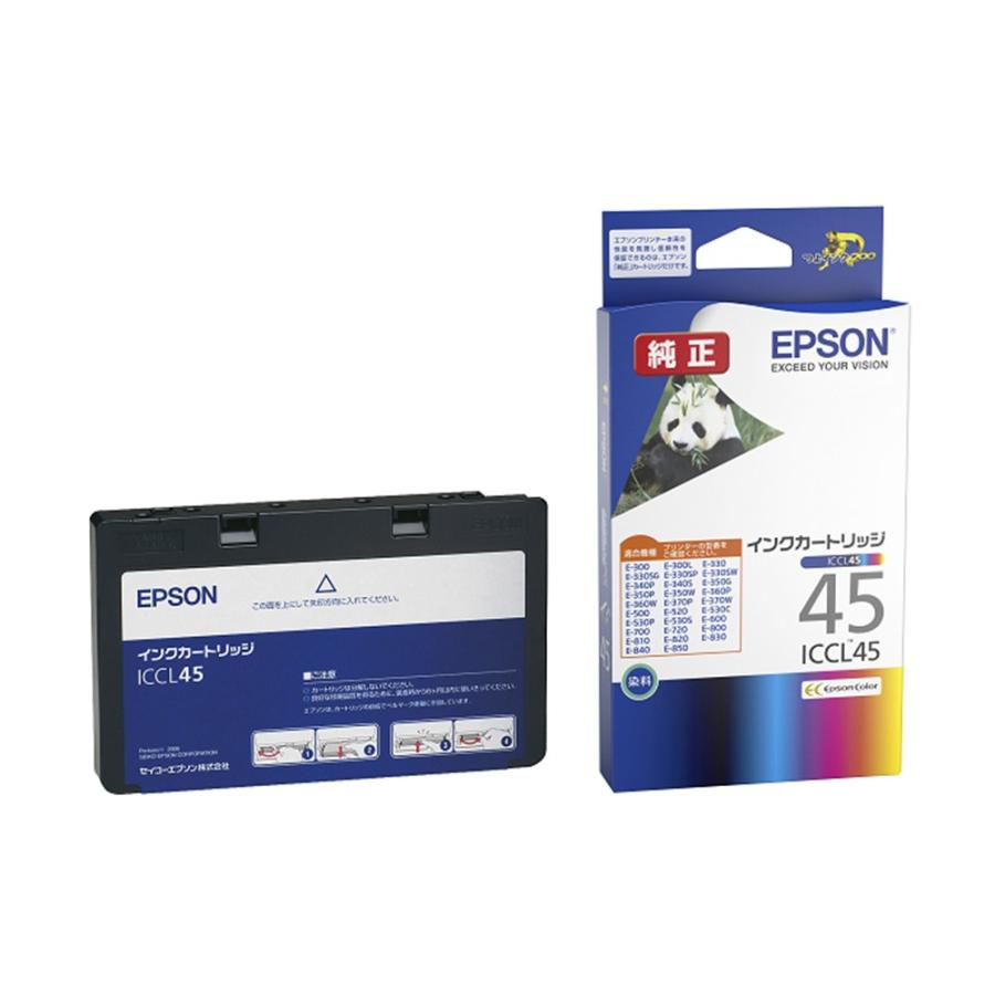 エプソン（EPSON） 純正インク ICCL45 4色一体型 (目印:パンダ) 純正