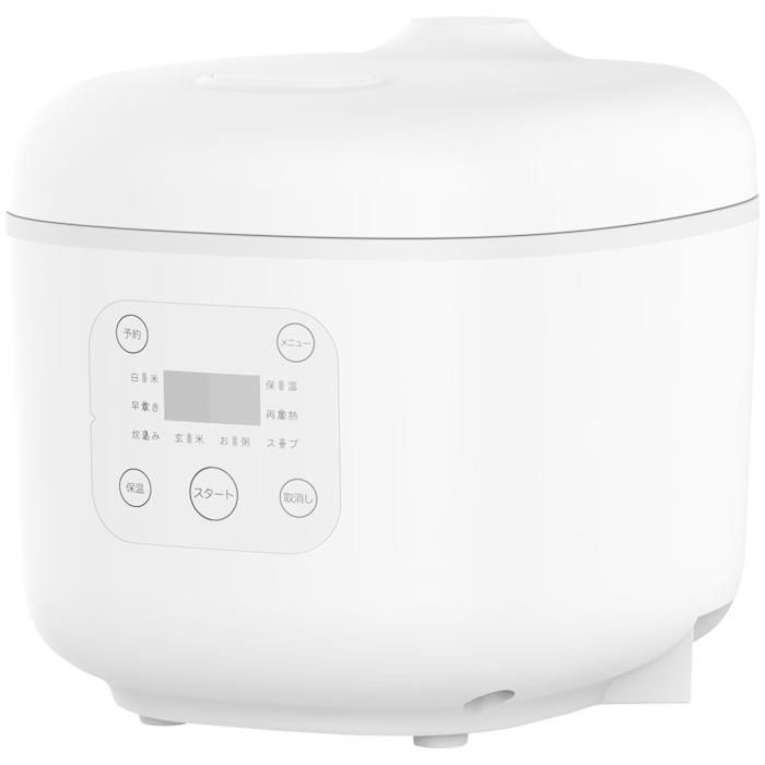 新品 ルームメイト 3合炊き コンパクト炊飯器 OKAMEDAKI RM-204H WH　マイコン シンプル機能 炊飯ジャー キッチン 家電　白　３合 ☆ PayPay(ペイペイ)決済可能 ☆ 札幌市 豊平区 平岸 平岸店 ROOMMATE（ルームメイト） コンパクト炊飯器 OKOMEDAKI 多機能炊飯器 3