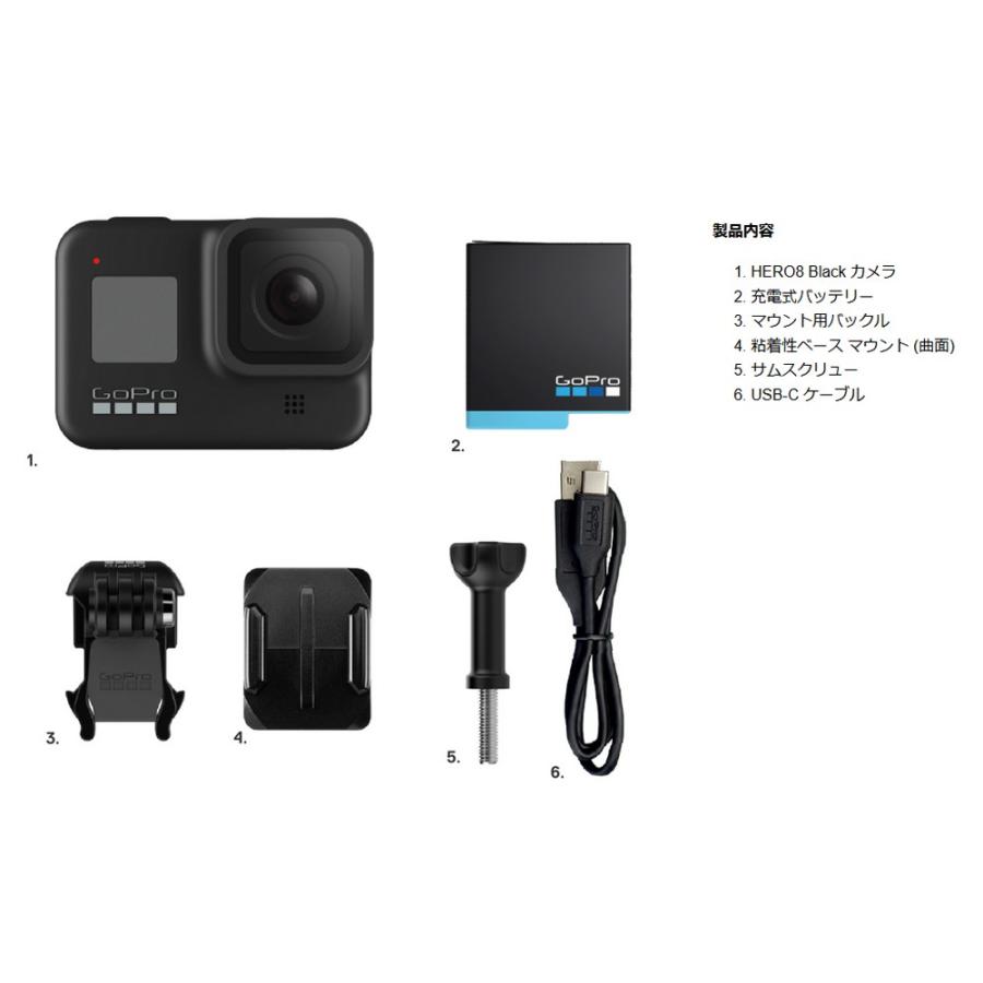 GoPro(ゴープロ) HERO8 Black CHDHX-801-FW（日本国内正規保証品）｜saedaonline｜05