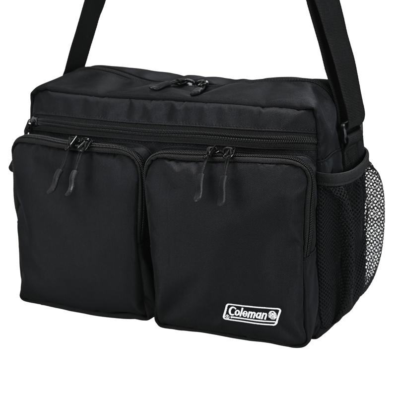 エツミ カメラバッグ コールマン ショルダーバッグ VCO-8782 ブラック Coleman（コールマン） ショルダーバッグ L ブラック VCO-8782