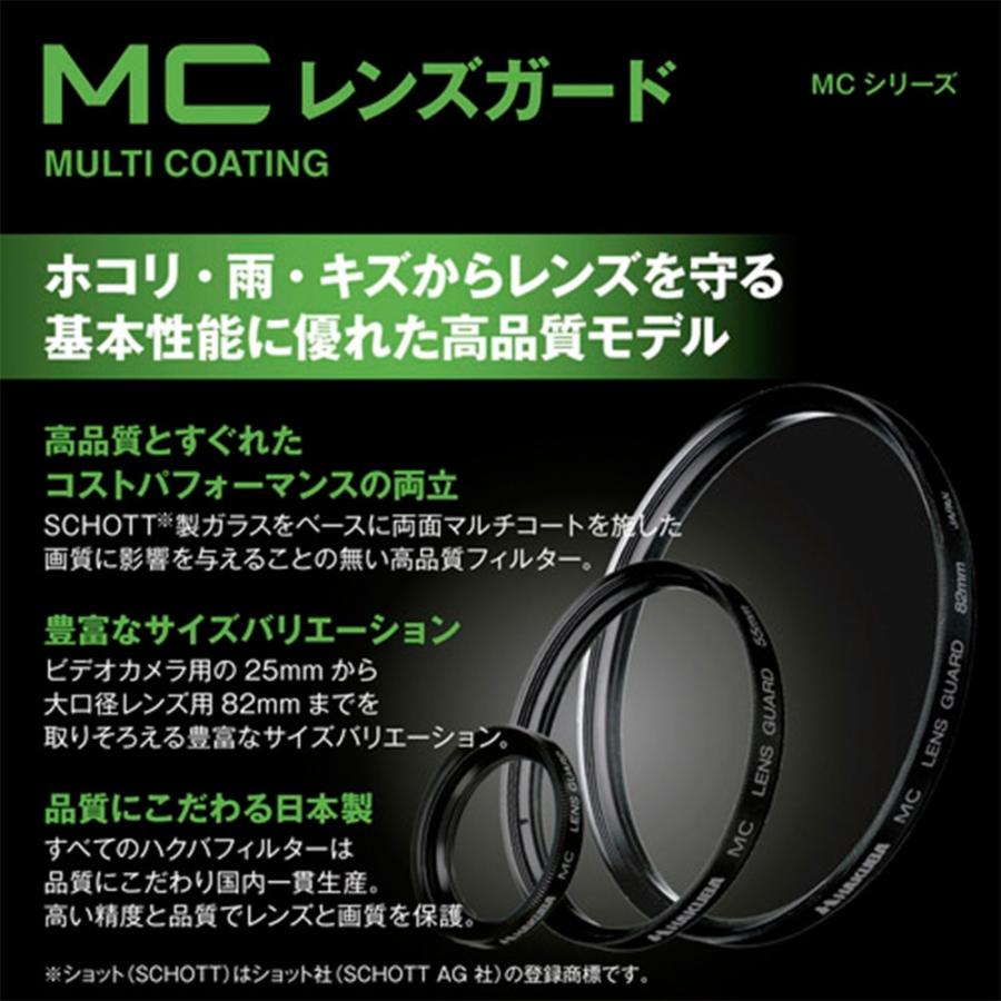 【ゆうパケット配送・送料無料】ハクバ　MCレンズガードフィルター 62mm CF-LG62｜saedaonline｜02