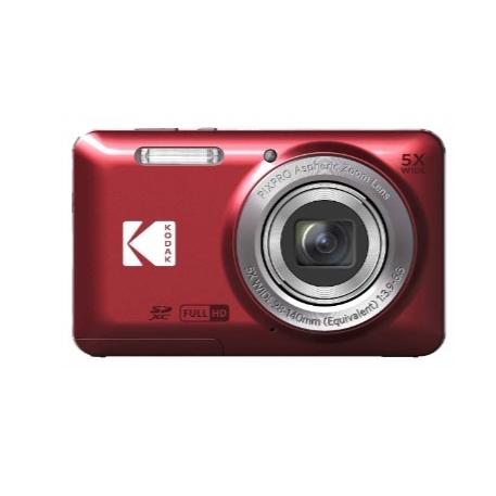 デジカメ Kodak コンパクトデジタルカメラ PIXPRO FZ55 レッド 光学5倍