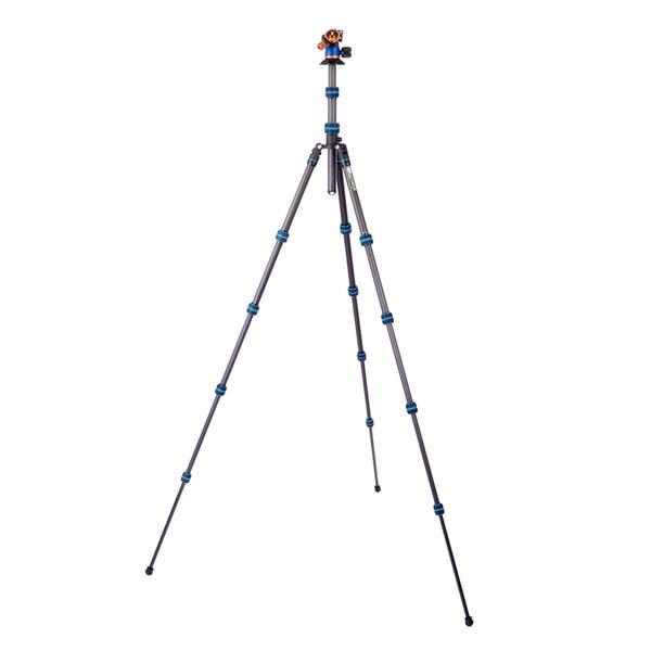 3 Legged Thing(スリーレッグドシング) パンクス ブライアン 2.0 \u0026 エアヘッド ネオ 2.0 キット 5段三脚\u0026ボールヘッド ブルー BRIANBLUE2.0【在庫限り】の画像