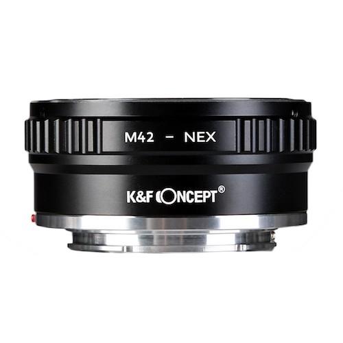 焦点工房 K&F Concept マウントアダプター (M42マウントレンズをソニー