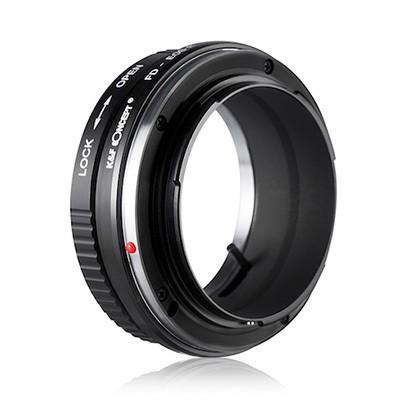 K&F Concept マウントアダプター（キヤノンFD マウントレンズをキヤノンRFマウントボディに取付け）KF-FDRF  絞りリング付き | 焦点工房 | 03