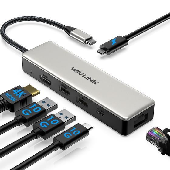 WAVLINK WL-UHP3414PRO 6-IN-1 USB C - HDMI ドッキング WAVLINK WL-UHP3414PRO 6-IN-1 USB C - HDMI ドッキング