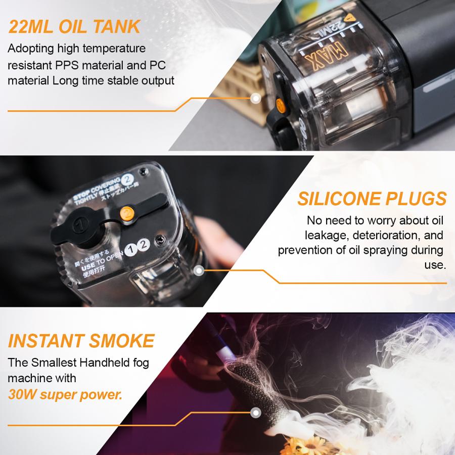 LENSGO ポータブルスモークマシン Smoke GO 写真、動画、撮影、演出
