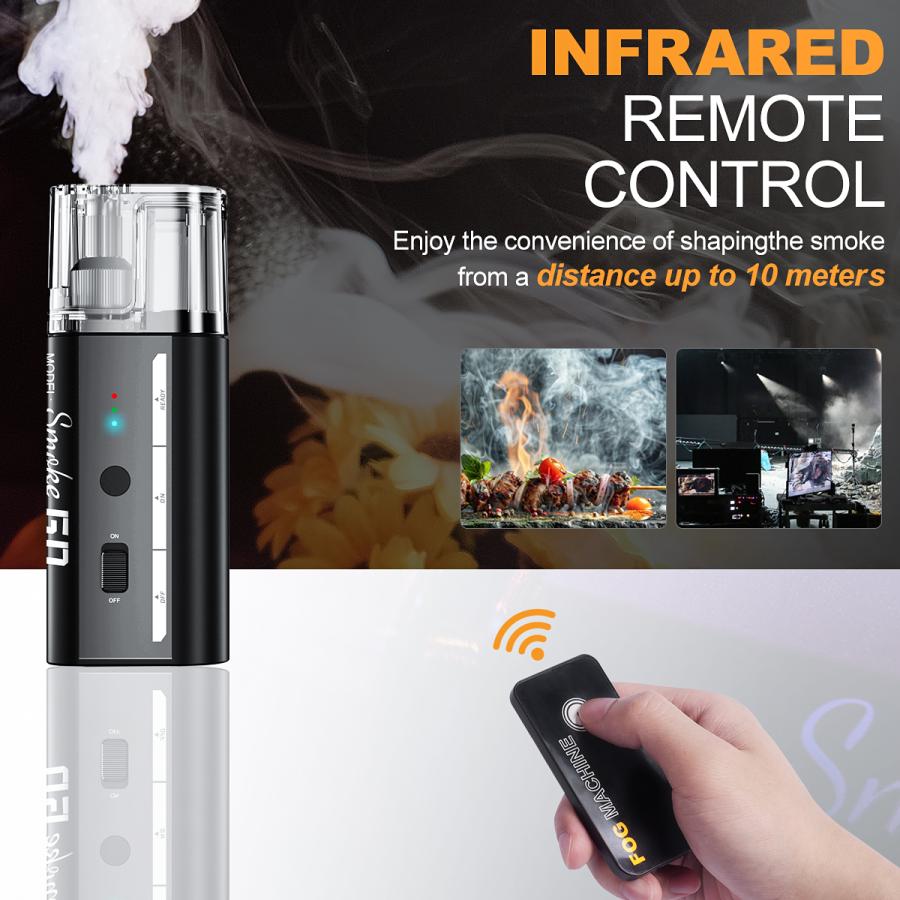 LENSGO ポータブルスモークマシン Smoke GO 写真、動画、撮影、演出