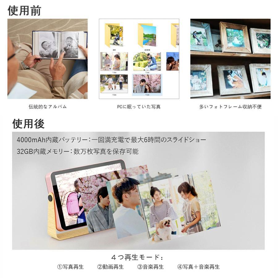 KODAK デジタルフォトフレーム Wi-Fi 10.1インチ RWF-108H ローズ
