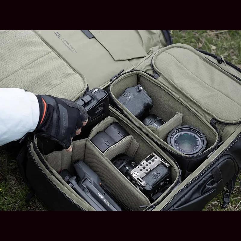 PGYTECH OnePro Flex Backpack 50L (スペースブラック) + カメラ 