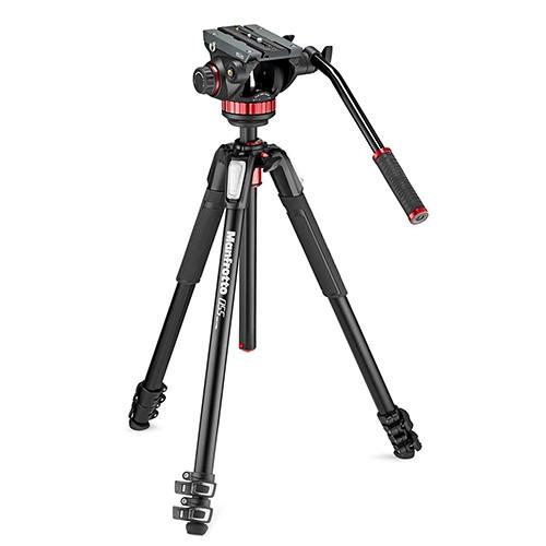マンフロット（Manfrotto）MVH500AHビデオ雲台+MT055XPRO3アルミ三脚 