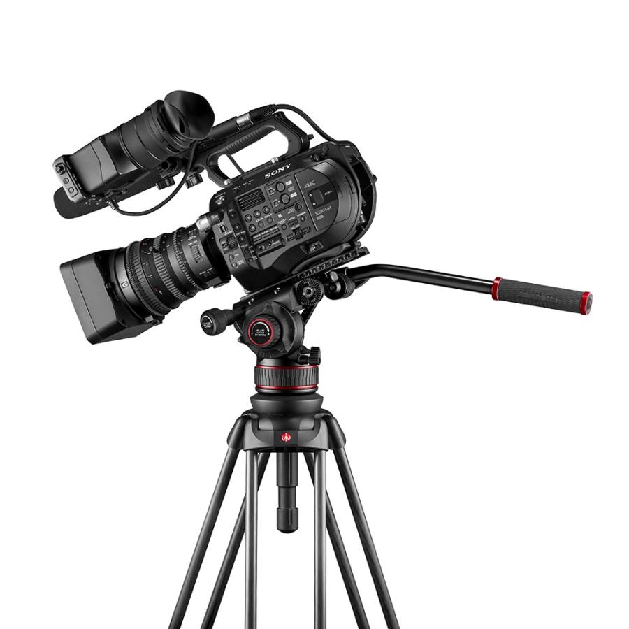 マンフロット（Manfrotto）ナイトロテック612ビデオ雲台+536カーボン三脚 MVK612CTALLの画像