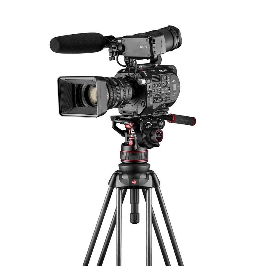 マンフロット（Manfrotto）ナイトロテック612ビデオ雲台+536カーボン三脚 MVK612CTALLの画像