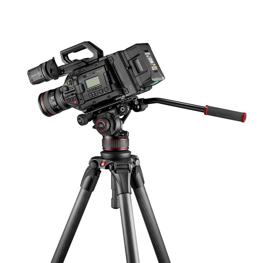 マンフロット（Manfrotto）ナイトロテック612ビデオ雲台+536カーボン三脚 MVK612CTALLの画像