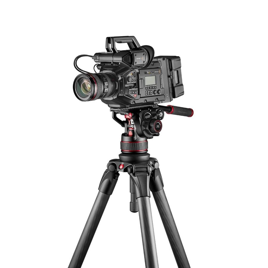 マンフロット（Manfrotto）ナイトロテック612ビデオ雲台+536カーボン三脚 MVK612CTALLの画像