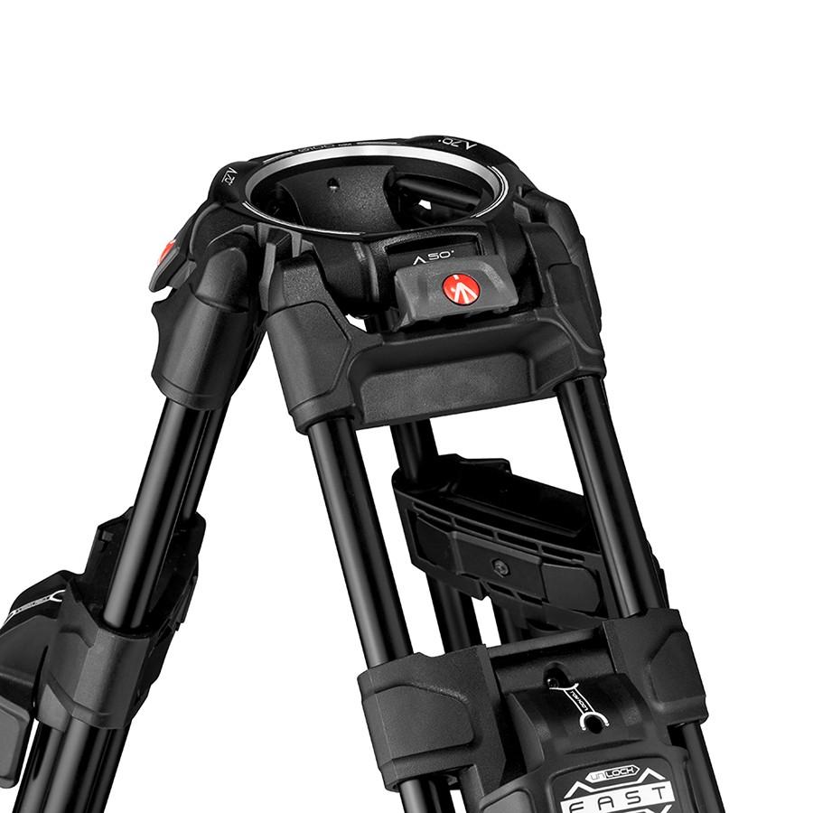マンフロット（Manfrotto）ナイトロテック509HDビデオ雲台+645FASTアルミ三脚 MVK509TWINFAの画像