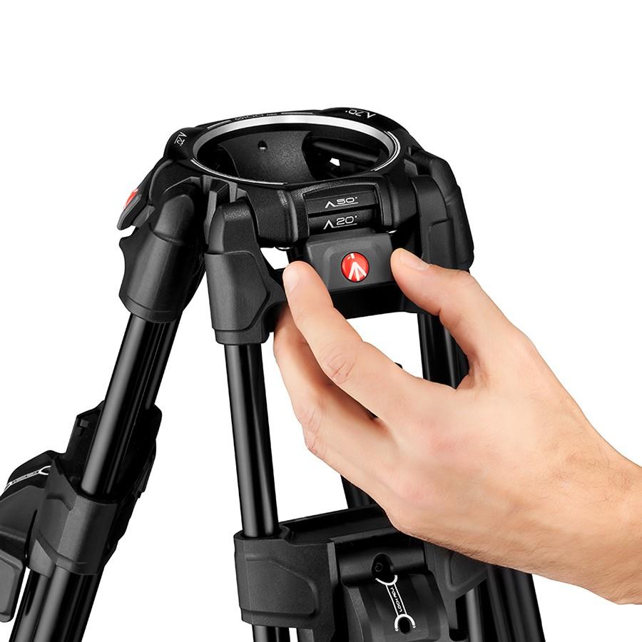 Manfrotto マンフロット（Manfrotto）645 FAST ツインビデオ三脚 