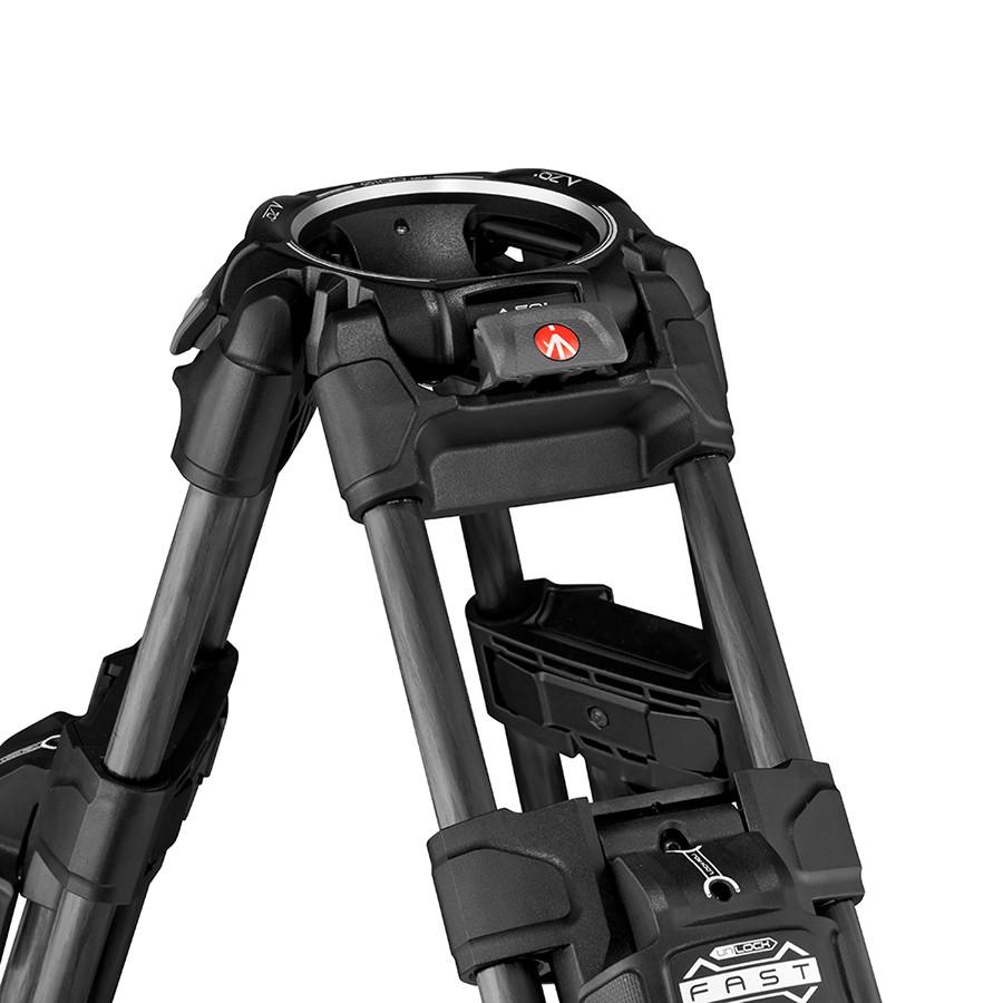 マンフロット（Manfrotto）ナイトロテック608ビデオ雲台+645FASTカーボン三脚 MVK608TWINFCの画像