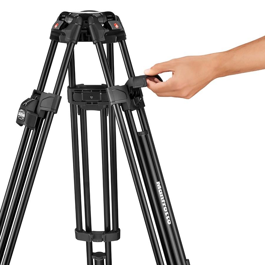 マンフロット（Manfrotto）ナイトロテック612ビデオ雲台+645FASTアルミ三脚 MVK612TWINFA 【代引き不可】の画像