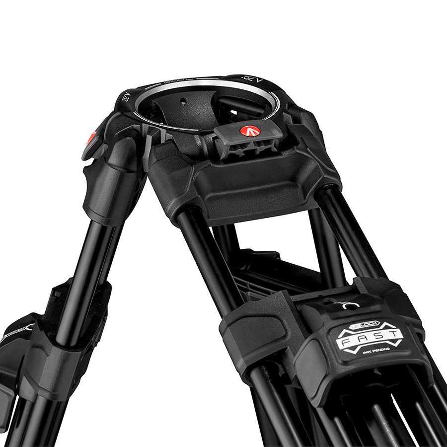 マンフロット（Manfrotto）ナイトロテック612ビデオ雲台+645FASTアルミ三脚 MVK612TWINFA 【代引き不可】の画像