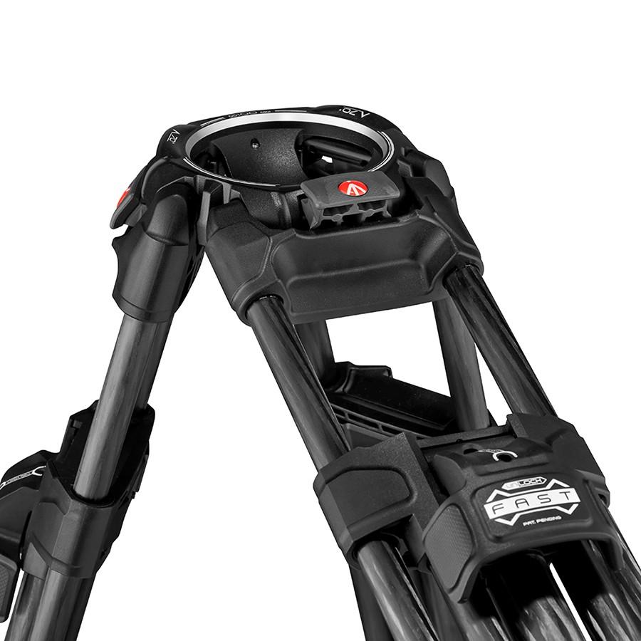 マンフロット（Manfrotto）ナイトロテック612ビデオ雲台+645FASTカーボン三脚 MVK612TWINFC 【代引き不可】の画像