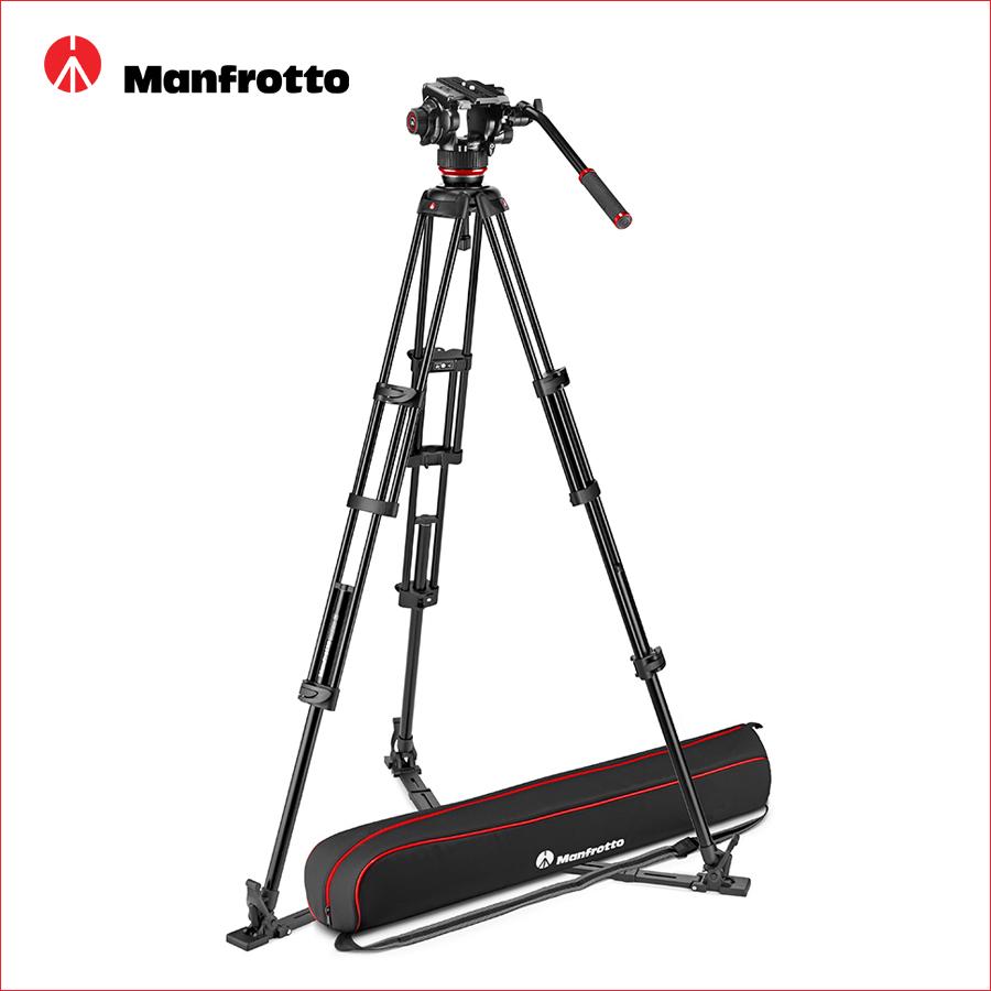 マンフロット（Manfrotto）504Xビデオ雲台+アルミツイン三脚GS MVK504XTWINGA 【代引き不可】
