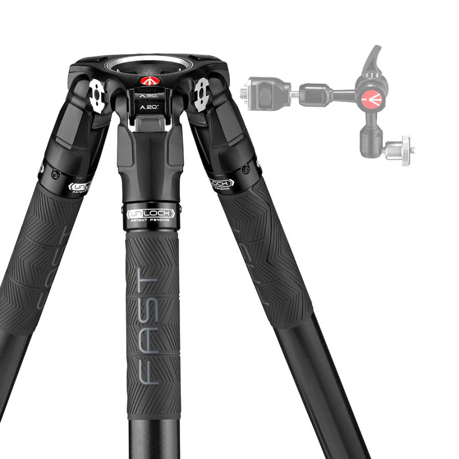 Manfrotto（マンフロット） 504Xビデオ雲台+635FASTカーボン三脚 