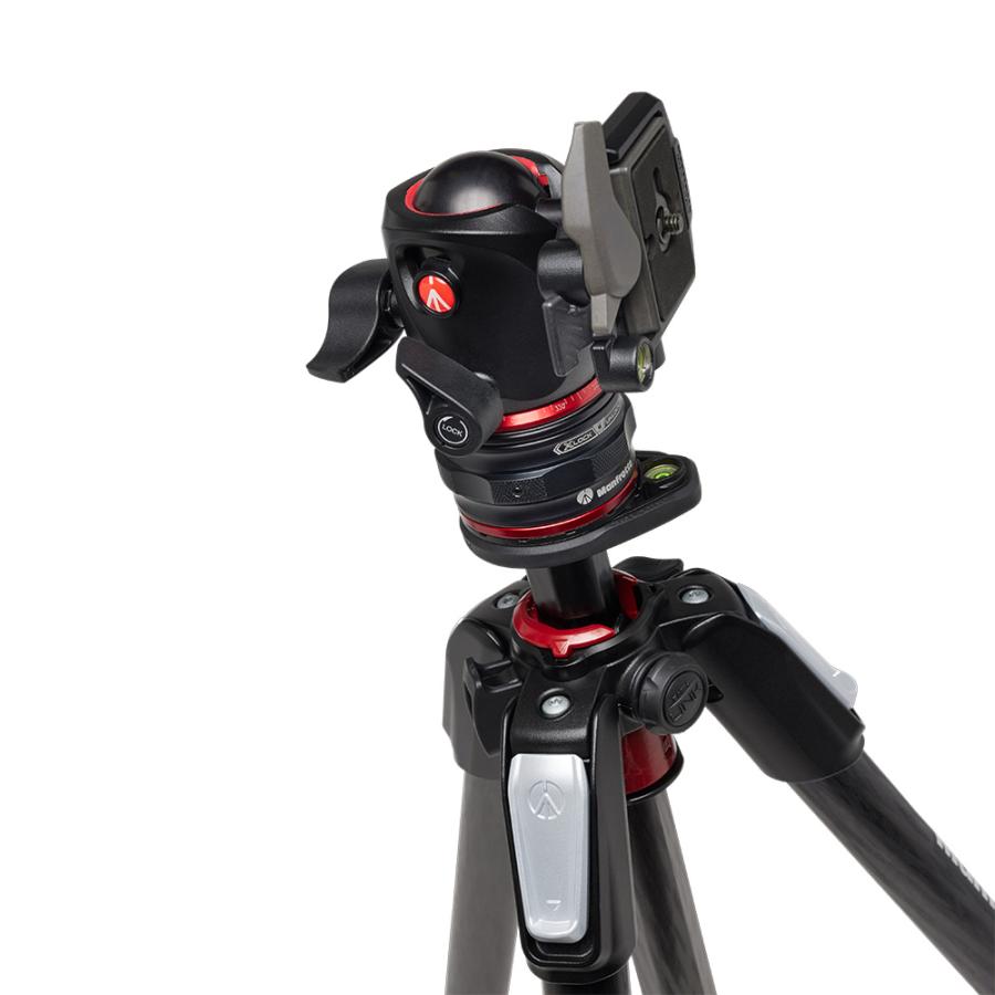 Manfrotto マンフロット(Manfrotto)055プロカーボン4段三脚+ Manfrotto マンフロット(Manfrotto)055プロカーボン4段三脚+