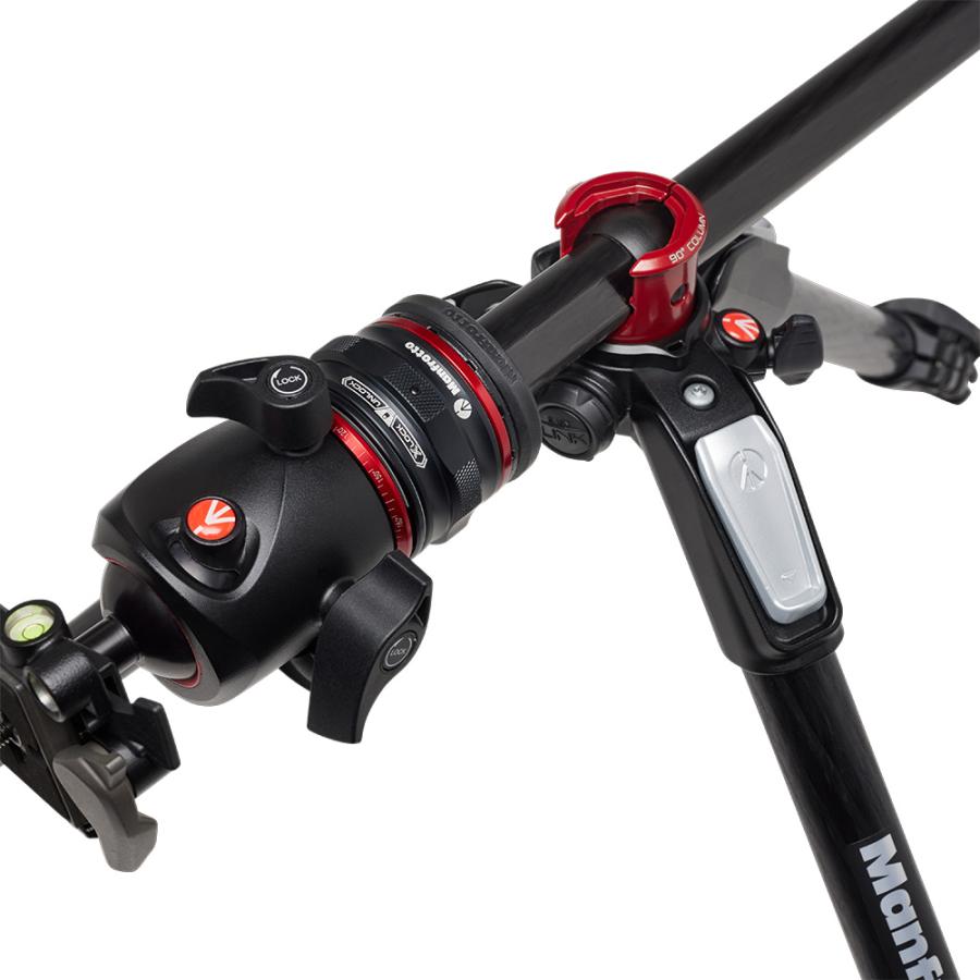 Manfrotto マンフロット(Manfrotto)055プロカーボン4段三脚+ Manfrotto マンフロット(Manfrotto)055プロカーボン4段三脚+