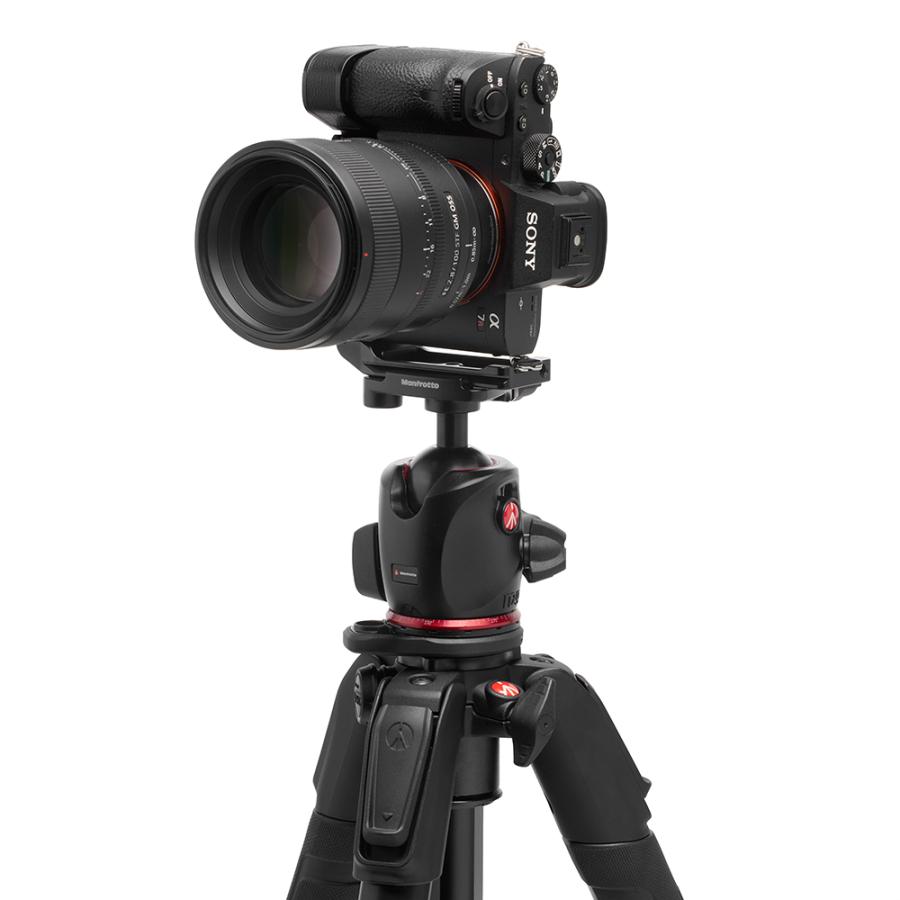 マンフロット（Manfrotto）055プロアルミ三脚3段+Q6付きXPROボール雲台キット MK055XPRO3-Q6Tの画像