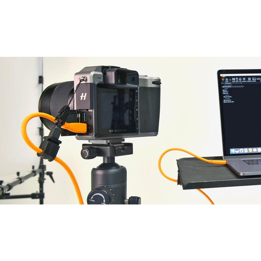 TETHER TOOLS(テザーツールズ) テザープロ USB-C to USB-A Female Adapter　オレンジ CUCA415-ORG