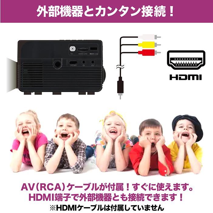 OVERTIME TVチューナー＆DVD付 LEDプロジェクター OT-TPJ200AK