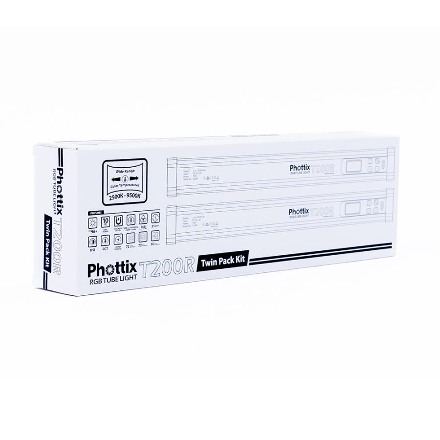 Phottix(フォティックス) Phottix T200R RGB Tube Light Twin Kit Set