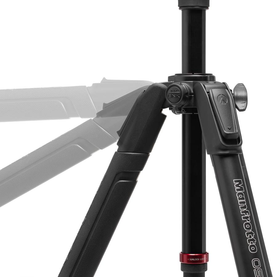 Manfrotto（マンフロット） MVH502AHビデオ雲台+055アルミビデオ三脚3