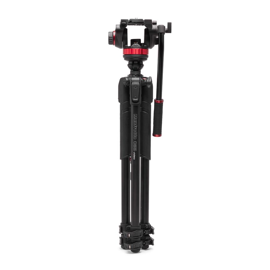 Manfrotto（マンフロット） MVH502AHビデオ雲台+055アルミビデオ三脚3