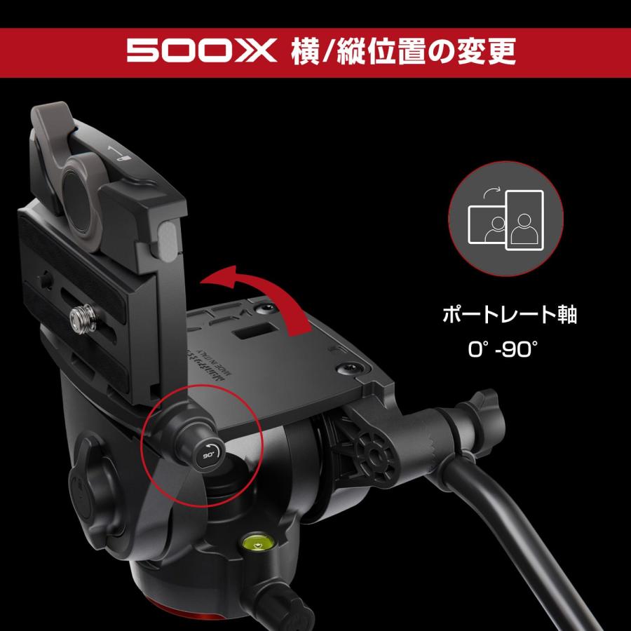 Manfrotto（マンフロット） 500X フルード雲台 MVH500XAH : 佐衛田写真