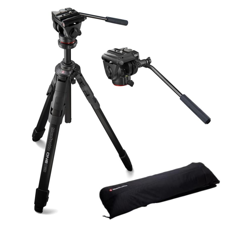Manfrotto（マンフロット） ONE アルミニウム 三脚 500X フルード雲台