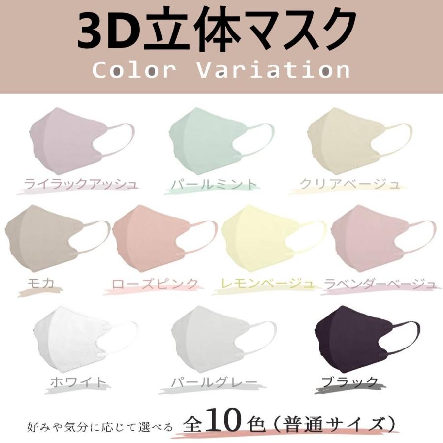 【最大45％OFF】マスク 不織布 バイカラー 血色マスク 立体マスク 3Dマスク 柳葉型  4層構造 42枚入り 3D立体 3層構造 40枚入り くすみカラー｜saes-store2｜03