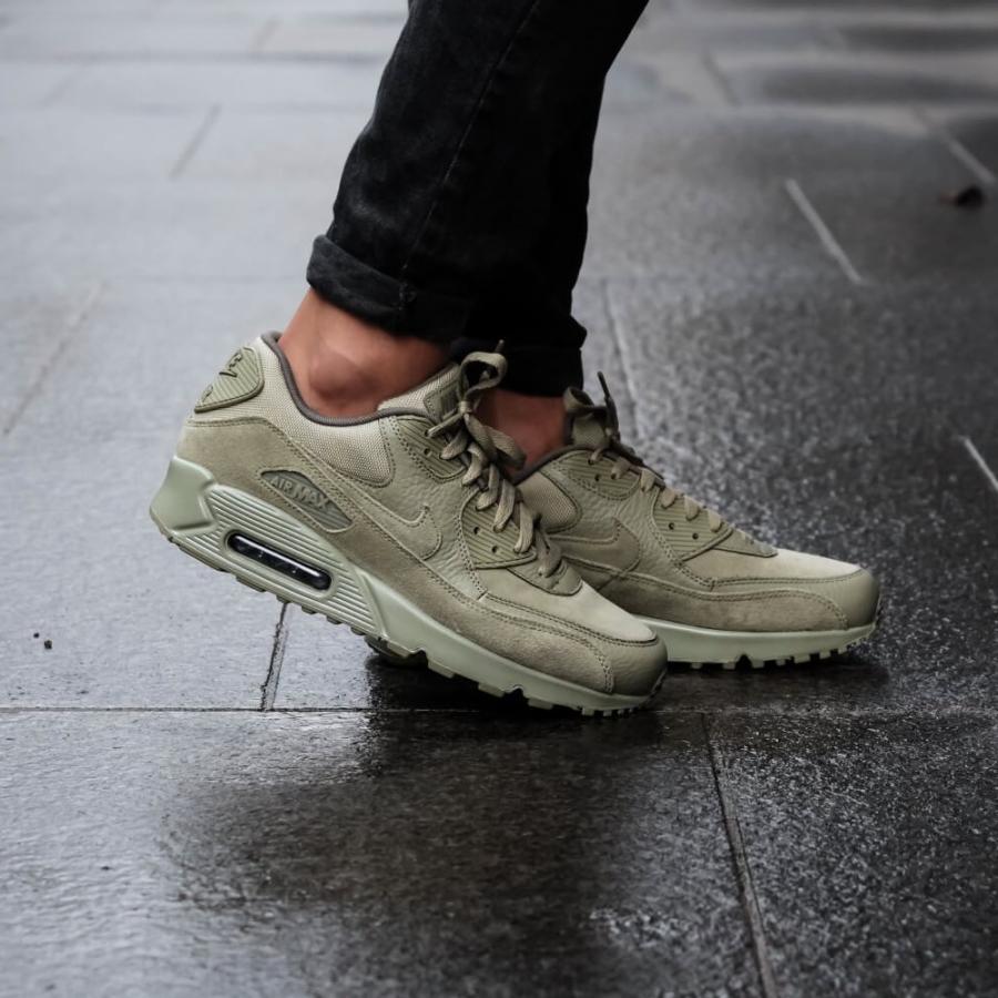 国内正規品 Nike ナイキ Airmax 90 Premium エア マックス 90 プレミアム 2 オリーブ 2 Skyblue 通販 Yahoo ショッピング