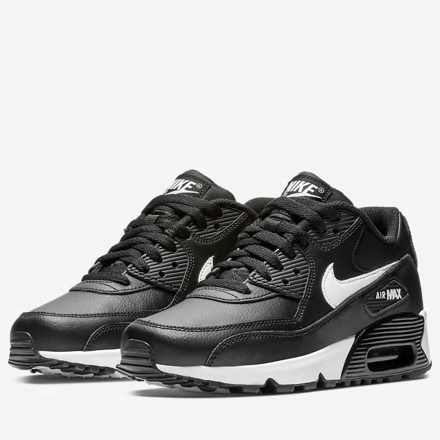 19年春夏新作 Nike ナイキ Air Max 90 Ltr Gs ウィメンズ エア マックス 90 レザー Gs 3412 025 ブラック 3412 025 Skyblue 通販 Yahoo ショッピング