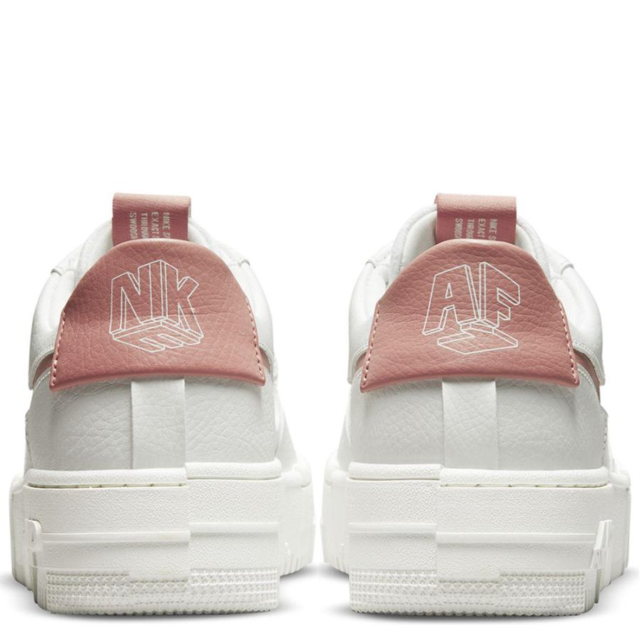 2021年春夏新作♪ NIKE【ナイキ】 WMNS AIR FORCE 1 PIXCEL ウィメンズ エア フォース 1 ピクセル AF1 【CK6649-103】 ホワイト/ラストピンク｜safarisafari｜03