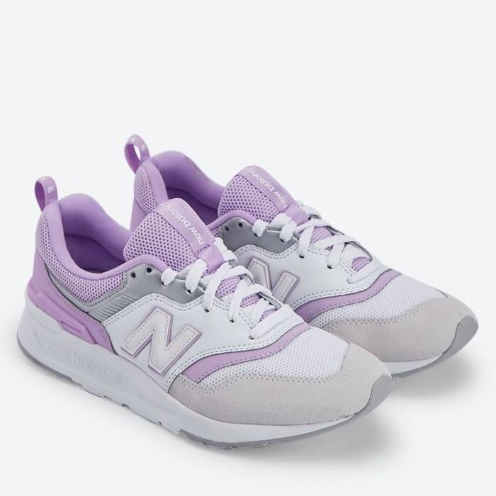 19年春夏新作 New Balance ニューバランス Cw997hea レディース スニーカー ホワイト パープル Cw997hea Skyblue 通販 Yahoo ショッピング