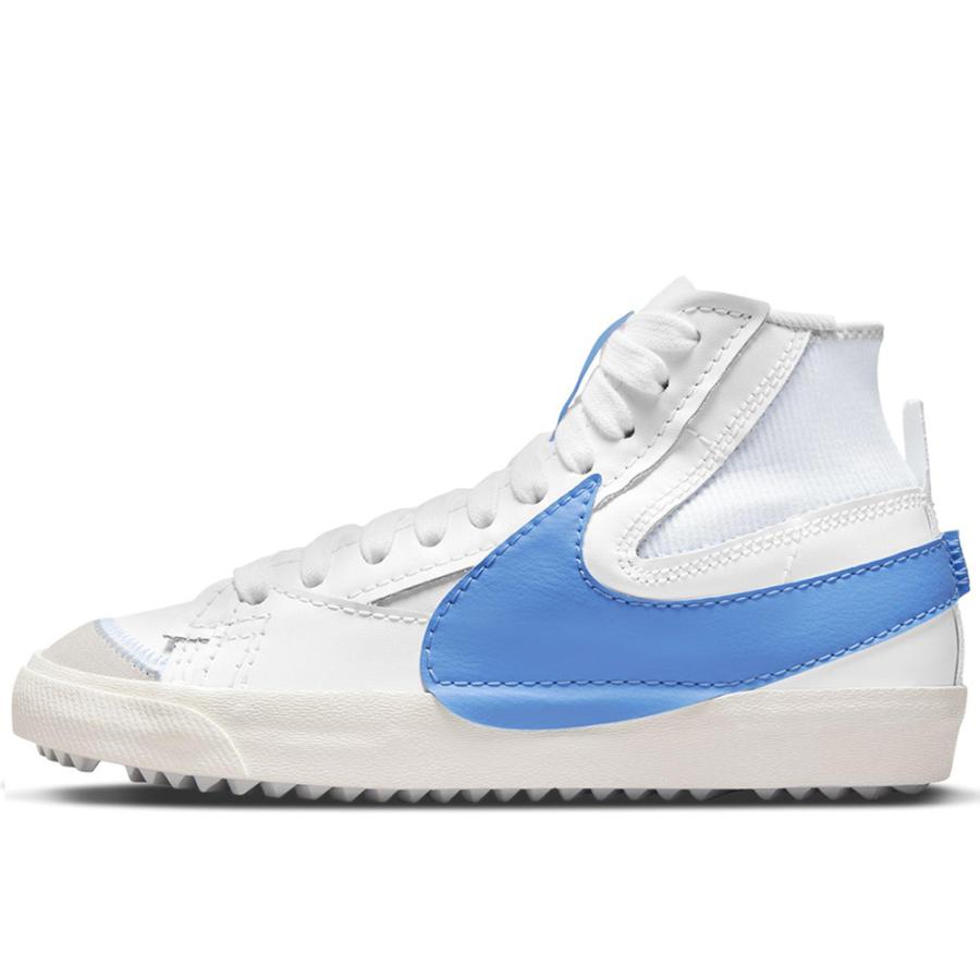 2022年春夏新作♪ NIKE【ナイキ】 BLAZER MID '77 JUMBO ブレーザー ミッド '77 ジャンボ 【DD3111-103】 ホワイト/ユニバーシティブルー｜safarisafari｜02