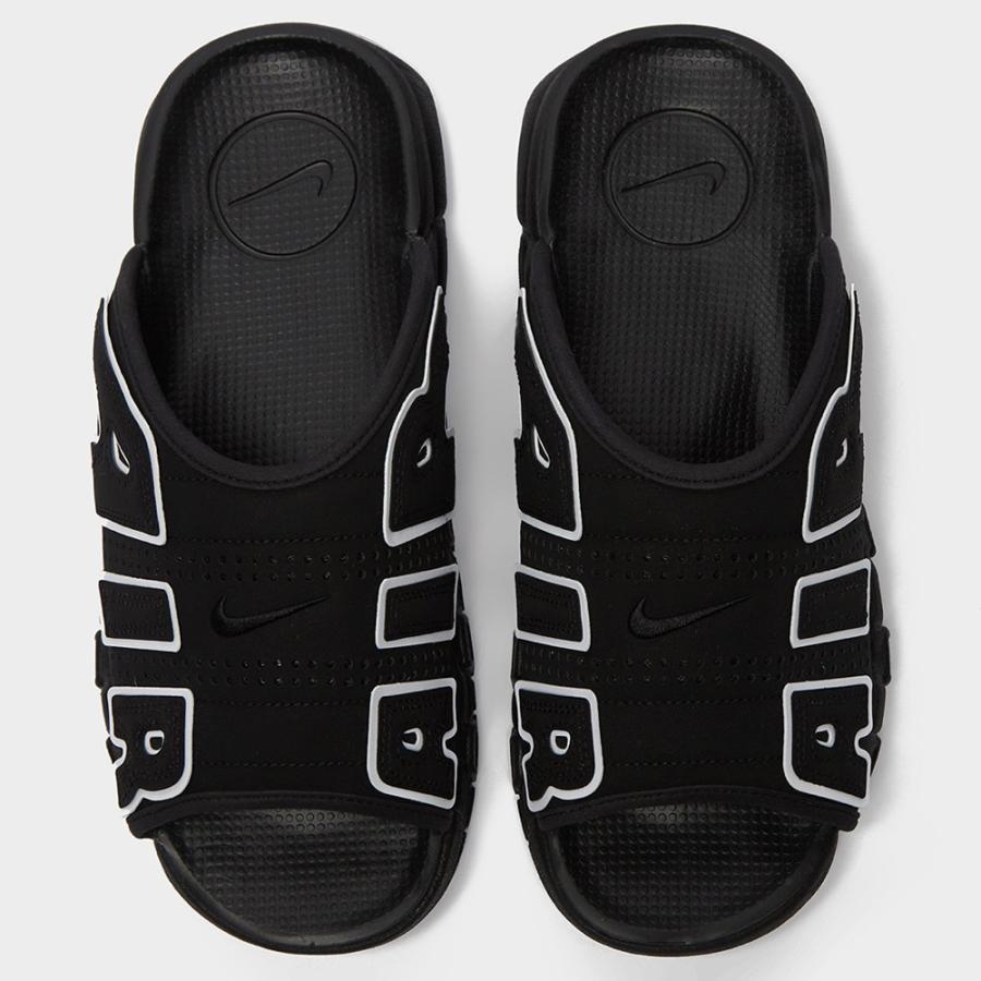 2023年春夏新作♪ NIKE【ナイキ】 AIR MORE UPTEMPO SLIDE エア モア アップテンポ スライド 【DV2132-001】 ブラック/ホワイト｜safarisafari｜04