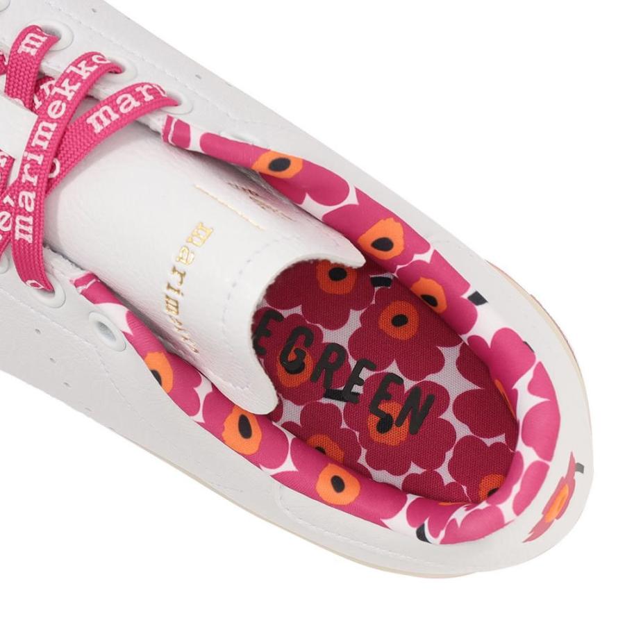 マリメッコ別注♪ marimekko【マリメッコ】 × adidas【アディダス】 Stan Smith レディース＆メンズ スタンスミス 【GX8841】 ホワイト/ピンク｜safarisafari｜06