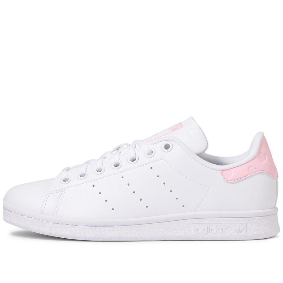 2023年バレンタイン限定♪ adidas【アディダス】 Stan Smith J レディース スタンスミス 【HP6204】 ホワイト/ピンク｜safarisafari｜02