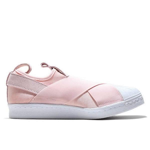 Adidas アディダス Superstar Slip On W スーパースター スリッポン W S ヘイローピンク S Skyblue 通販 Yahoo ショッピング